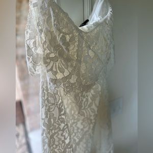 Lulu’s Lace Strapless Dress, Size Large